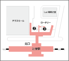 辻堂駅バス乗り場